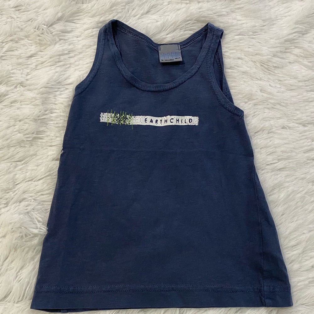 Earth Child 100% Organic Cotton Tank Top  18-24M